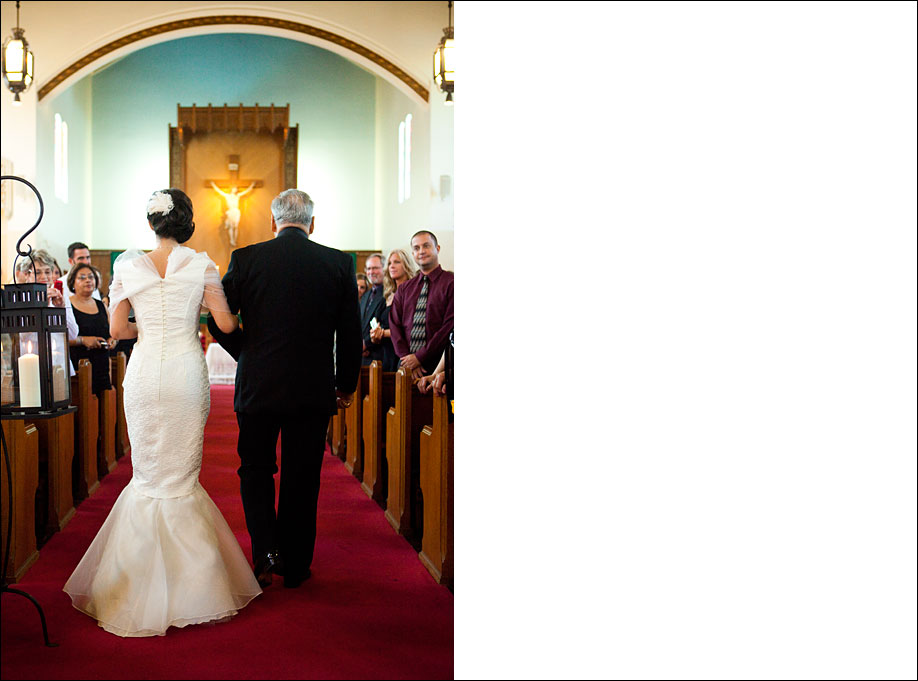 Bride Walking Down the Aisle