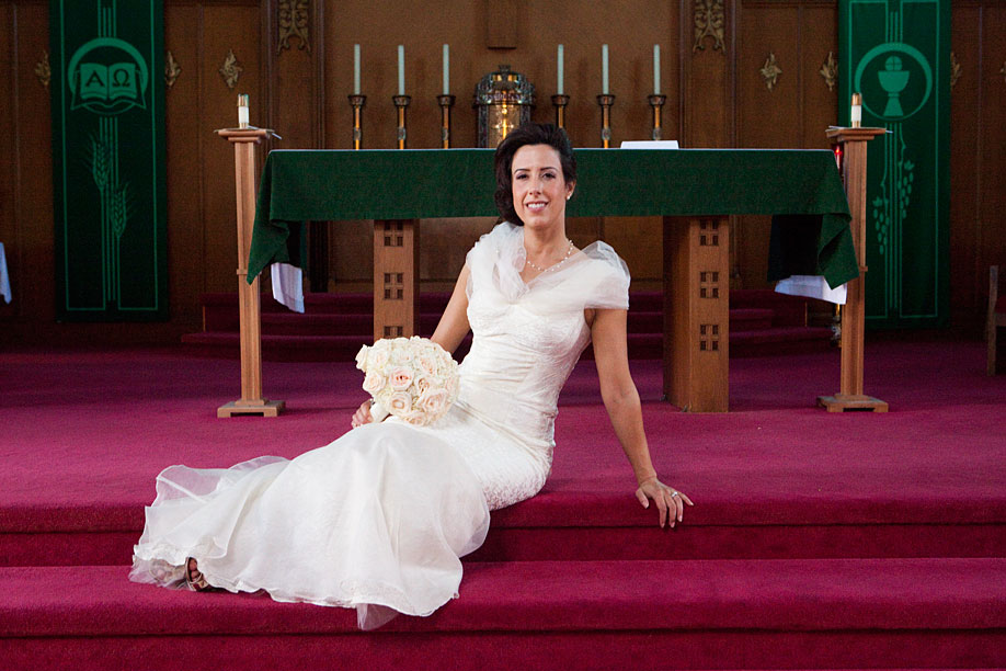 Bride at the Alter