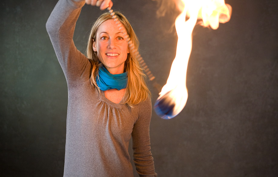 Kristin with Poi Ball