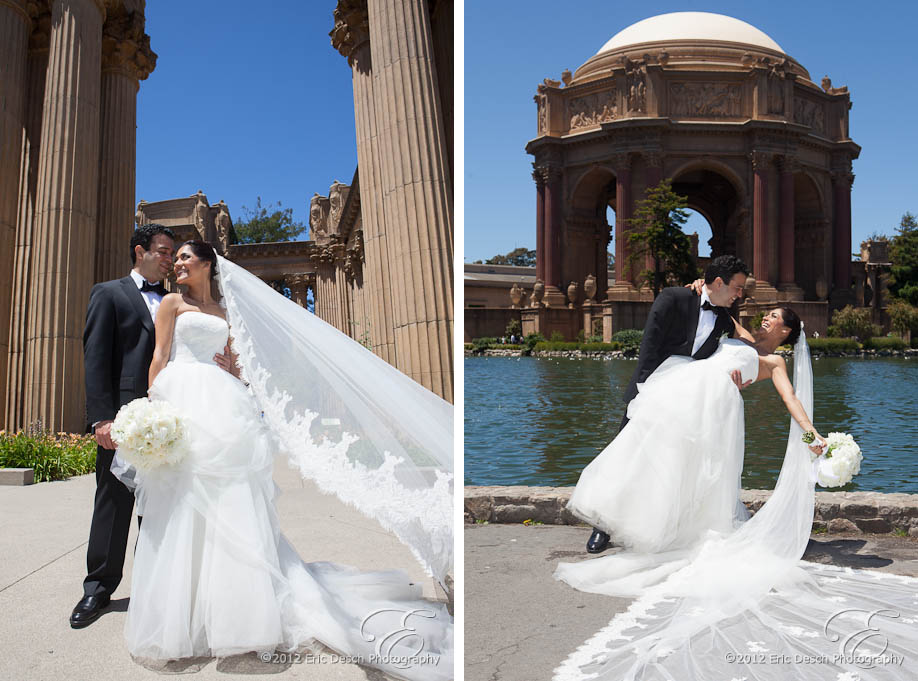 At the Palace of Fine Arts