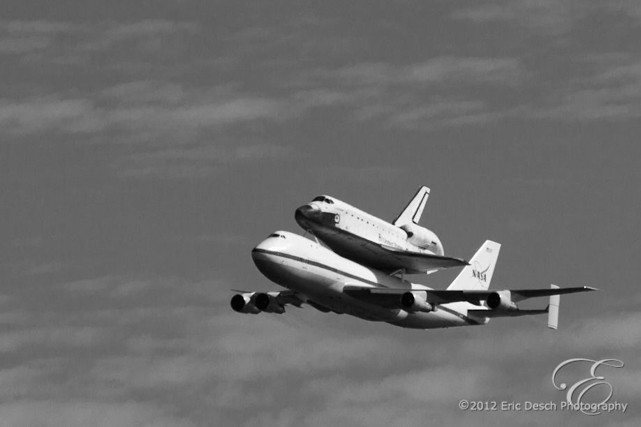 Endeavour in Back and White