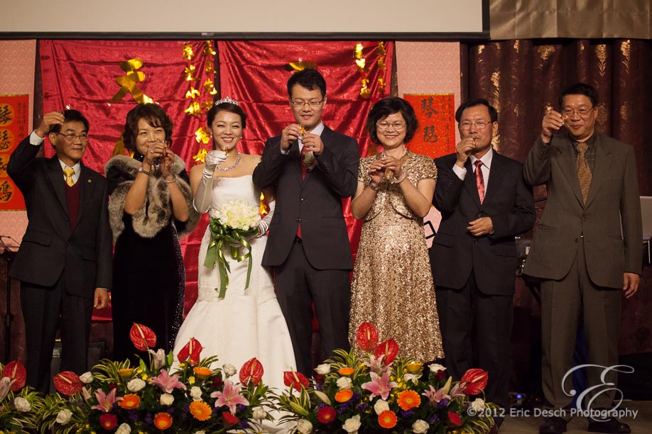 Family Toast To Guests